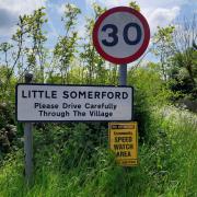 Police caught drivers going faster than the 30mph speed limit in Little Somerford