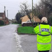 Speed checks in Upper Seagry, Wiltshire
