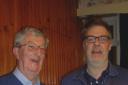 RWB Historial Scoiety chairman Mike Halliwell and retiring president Bob Clarke