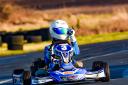Louis Harvey won the opening race of the 2020 Rissington Kart Club Championship - a title he won last season