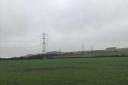 Electricity pylons near Devizes
