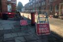 Roadworks on Long Street during phase one