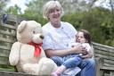 Vee Thursby from Patney with her granddaughter Sophia Thursby. Vee will be holding a Teddy Bears Picnic for Julia's House. Pics by Diane Vose DV4020/01.
