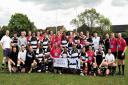 Bielefeld Barbarians, who beat hosts Wootton Bassett Rugby Club 19-66, has raised more than £1,000 for the Gazette’s campaign