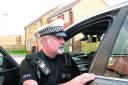 A driver is stopped by Wiltshire Police for a motoring offence