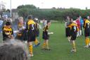 Melksham Town U13s celebrate their cup final success