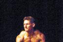 Phil Walker pictured in a competition before he had a stroke. He is now back to fitness and will compete in a bodybuilding contest on Sunday