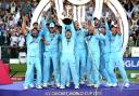 England celebrate winning the ICC World Cup during the ICC World Cup Final at Lord's, London. PRESS ASSOCIATION Photo. Picture date: Sunday July 14, 2019. See PA story CRICKET England. Photo credit should read: Nick Potts/PA Wire. RESTRICTIONS:
