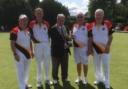 The Chippenham Town team of Rob Clews, Jim Fitzpatrick, Richard Gainey and Willie Jones won the men’s senior fours title