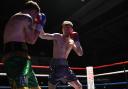 Wiltshire’s super-lightweight contender Connor Gray in action during one of seven fights in 2022              Photo: Callum Knowles