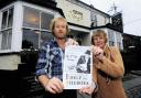 MUSIC NIGHT: Landlord Bruce Mason and customer Valerie Dalgleish are organising a Help for Heroes music evening at the Cross Keys