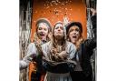 L-R: Laura Dobie (Susannah Edwards), Alice Higginson-Clarke (Temperance Lloyd) and Sian Keen (Mary Trembles) in Hags by Scratchworks Theatre Company.