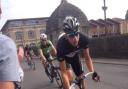 Tour of Britain riders hurtle through Bradford on Avon today