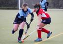 Chippenham 4’s Leigh Page (blue) during her side’s 2-1 West Clubs League Wessex Division Two win over Marlborough 3