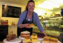Angela Pearce will run a cake stall at her sandwich bar for Age Concern’s appeal