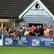 Part of the large Marine crowd at the club’s pre-season friendly with Swindon Town in 2018 Photo: Dave Evans