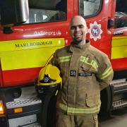 Chris Roberts, a new recruit to Marlborough Fire Station - but fire chiefs want more in the team. Photo: Marlborough Fire Station.