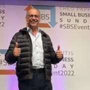 Theo Paphitis at #SBSEvent 2022.