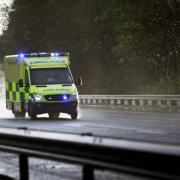 A 12-year-old passenger was taken to hospital after a crash on the A346 (file photo)