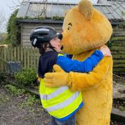 Thomas, 14, cycled 67 miles for Children in Need.
