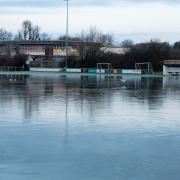 The club pitch has been both flooded and frozen.