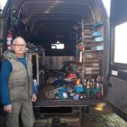 Mr Lee had thousands of pounds worth of equipment stolen from his van.