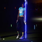 Night golf is becoming a popular event.