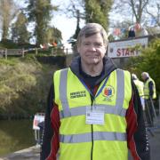 Site controller Keith Bennett at last year's event