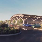 Plans for a new service station at junction 16 of the M4