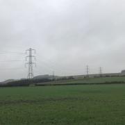 Electricity pylons near Devizes