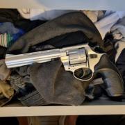 A gun seized during the operation in Wiltshire