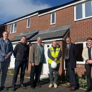 Keys to Backbridge Farm's first seven homes have been handed over