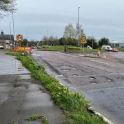 The Pheasant Roundabout on the A4, Chippenham