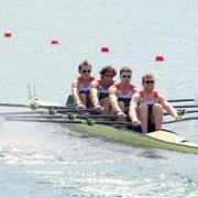The Grean Britain men's quad qualified for Friday's final