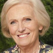 Cookery writer and broadcaster Mary Berry