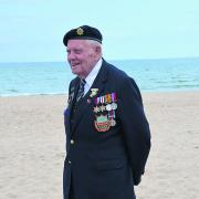 Bob Conway on Sword Beach, Normandy