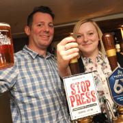 Stop Press launch at The Barge, Seend