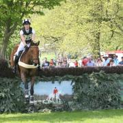 Alicia Hawker and Charles RR during cross country at the 2018 Badminton Horse Trials. Picture: TIM CRISP