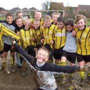 Trowbridge Town U11 A celebrated their semi-final triumph