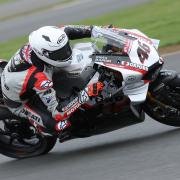 Tommy Bridewell in action at the British Superbikes test day at Silverstone. PICTURE: TIM CRISP