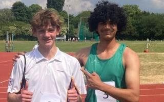 Otis and Peter are two of six students who qualified for the English Schools' National Finals