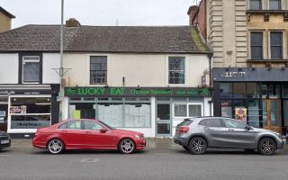 The current shopfront of Lucky Eat at The Bridge, Chippenham