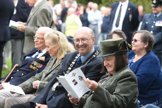 Seagry Spitfire pilots' memorial dedication service. Pictures by Diane Vose