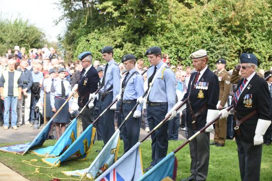 Seagry Spitfire pilots' memorial dedication service. Pictures by Diane Vose