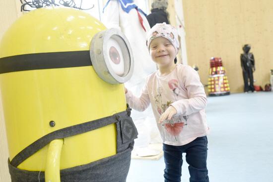 Youngsters meet sci-fi characters at the first Feel the Force Day at Springfield Campus, Corsham. Pictures by Diane Vose