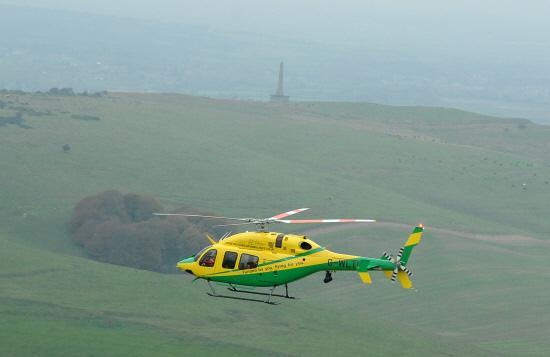 The new Bell 429 air ambulance takes to Wiltshire's skies - Trevor Porter documented this morning's journey after a tour of the craft
