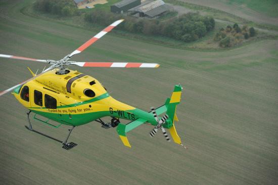 The new Bell 429 air ambulance takes to Wiltshire's skies - Trevor Porter documented this morning's journey after a tour of the craft