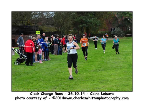 Runners take part in the Calne Clock Change 10k challenge