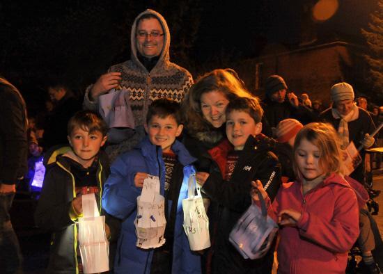 Pewsey's Christmas lights switch-on. Pictures by Siobhan Boyle