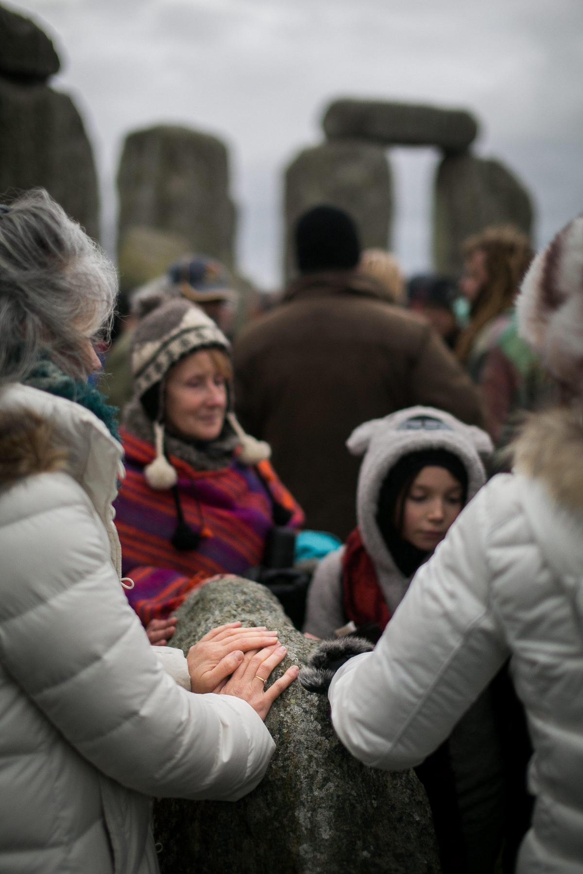 Winter Solstice celebrations at Stonehenge. Pictures by South West News Service